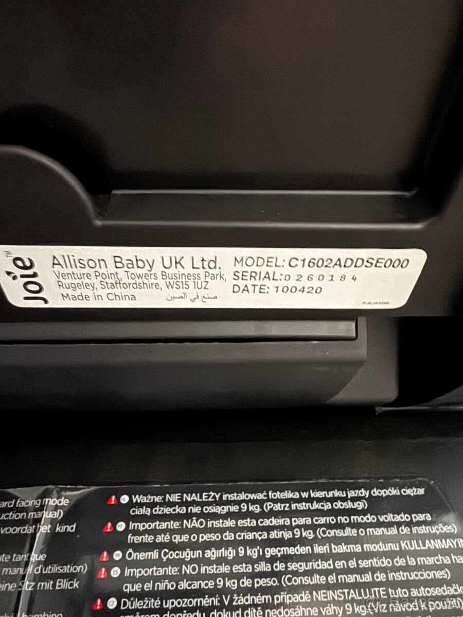 Autosedačka Joie - 3