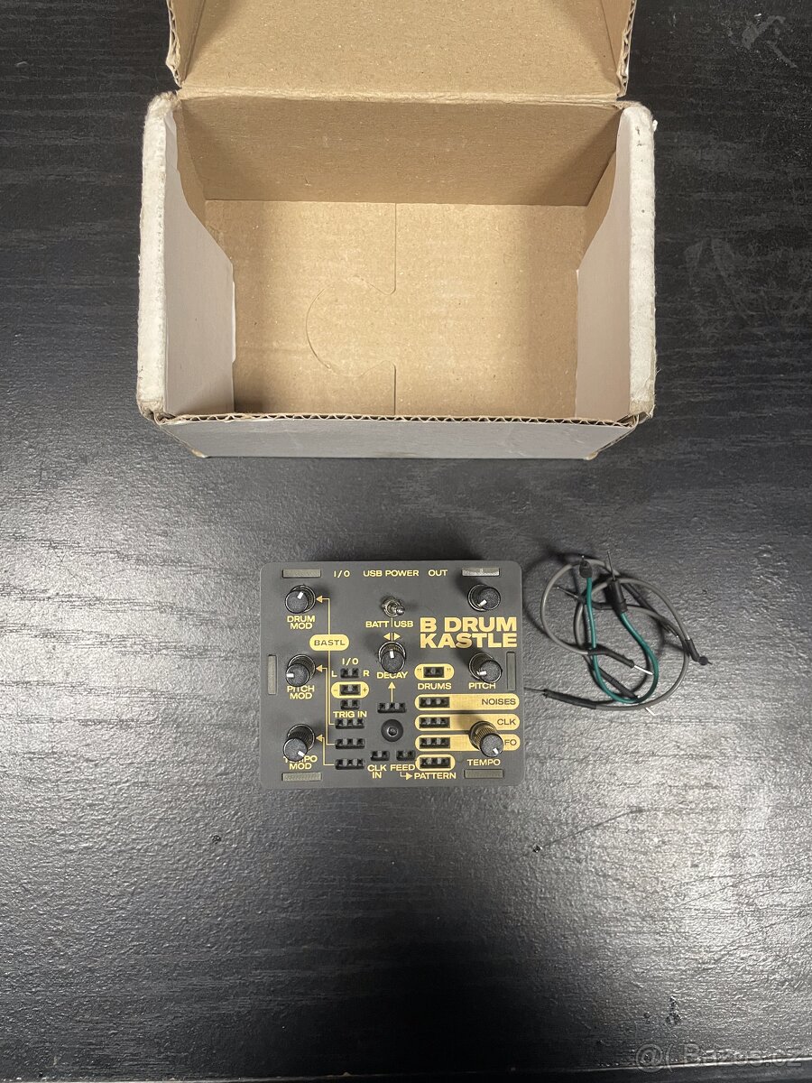 BASTL Instruments B Drum Kastle 2020 - Black - 3