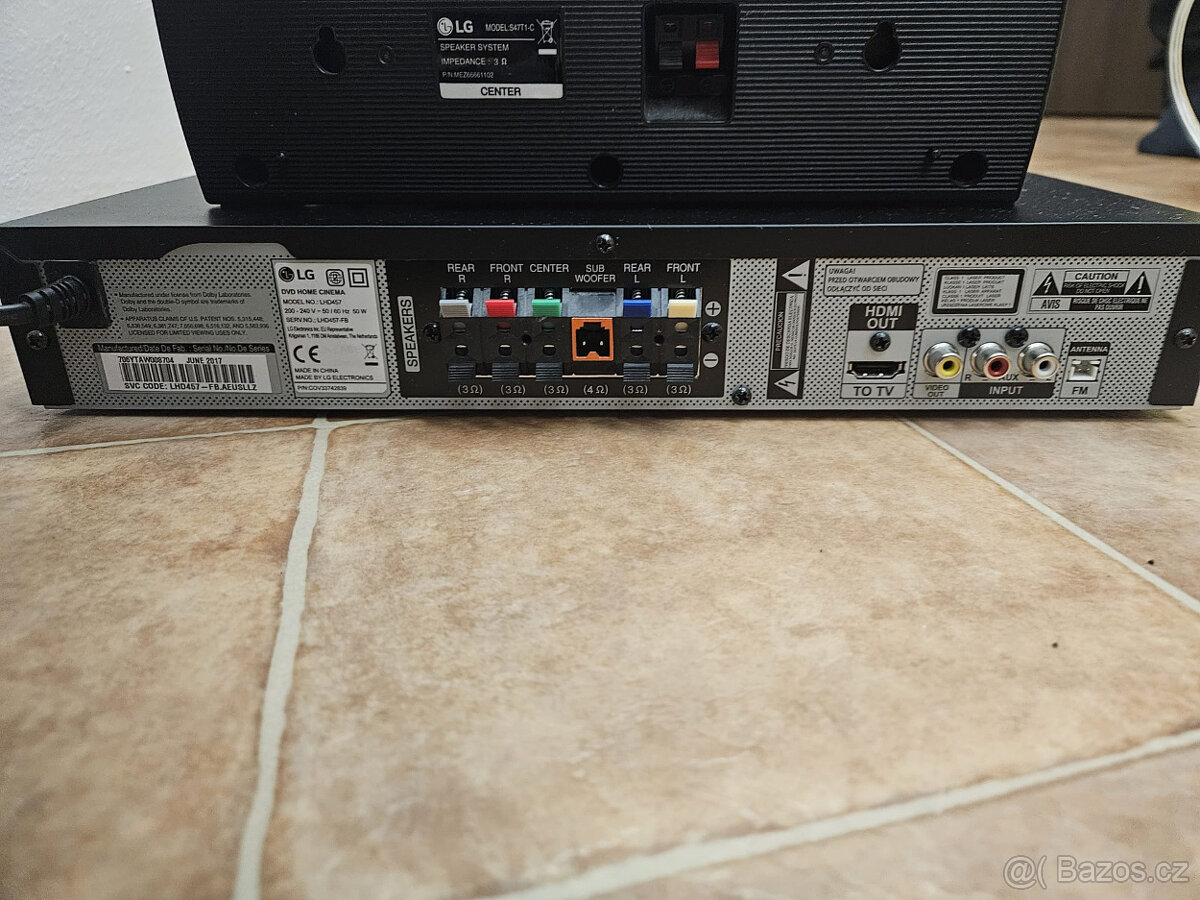 Domácí kino 5.1 LG LHD457 - 3