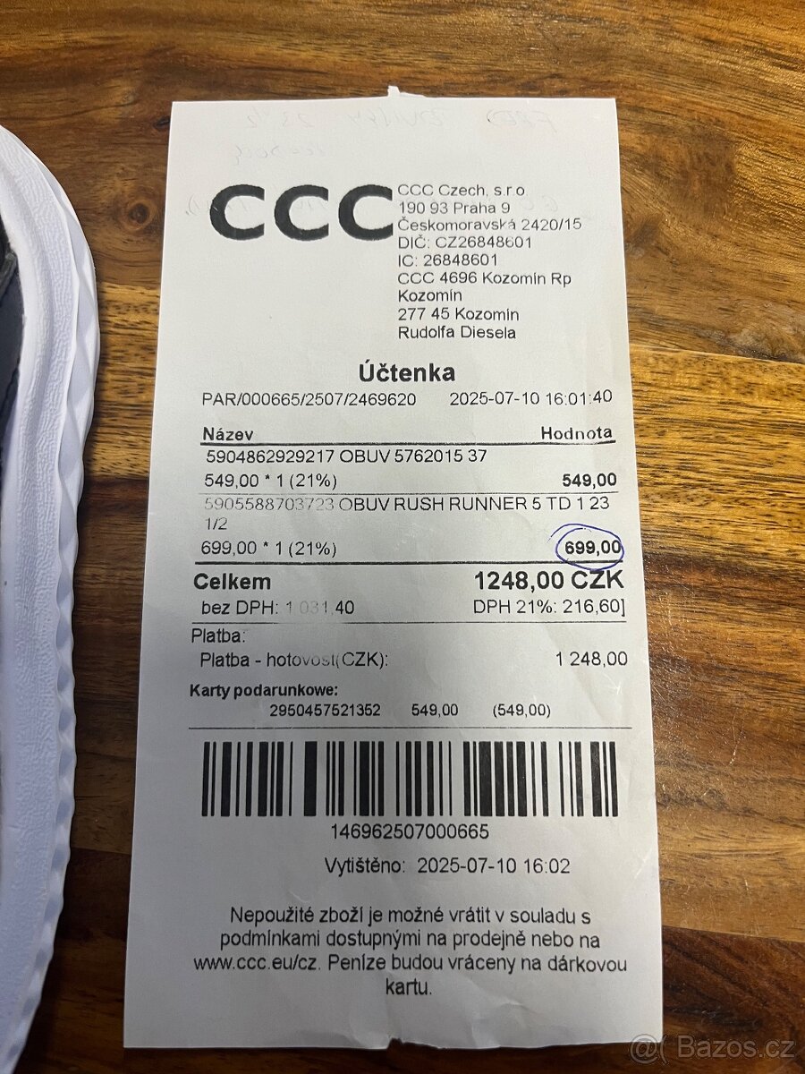 Tenisky Reebok 23,5 - 3