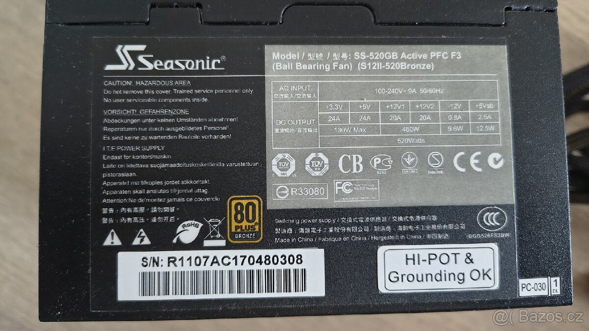 PC zdroj Seasonic 520 W - 3