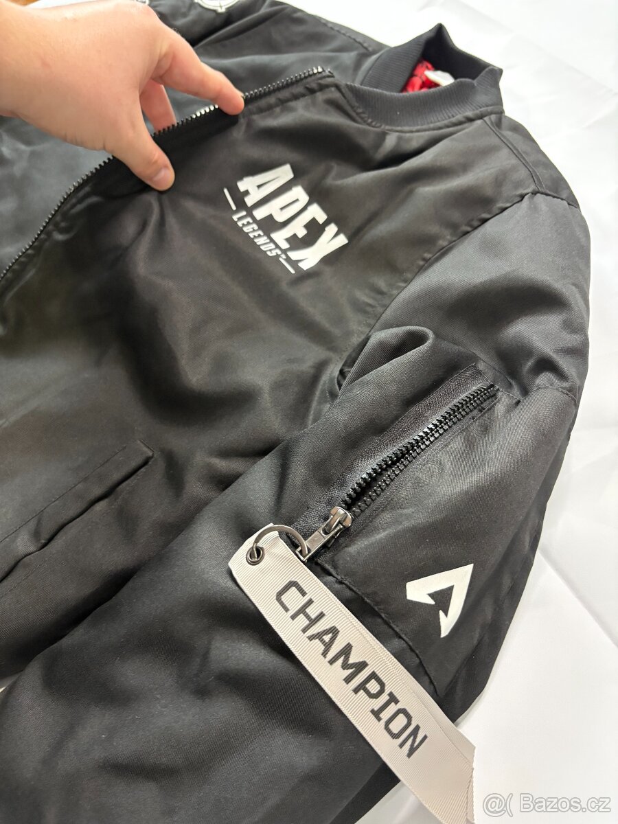Černý bomber Apex Legends - LevelUp Wear | vel. S - 3