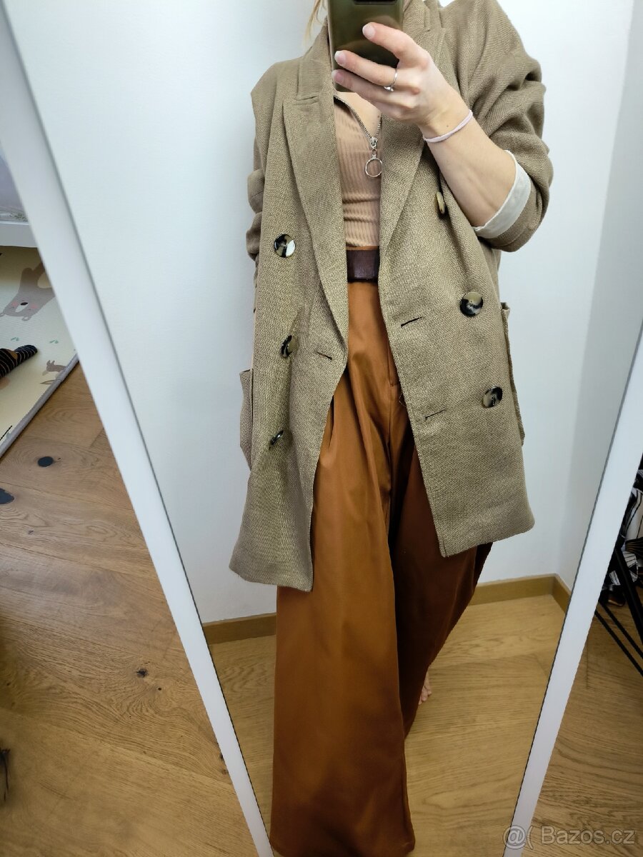 Zara sako lněné S - 3