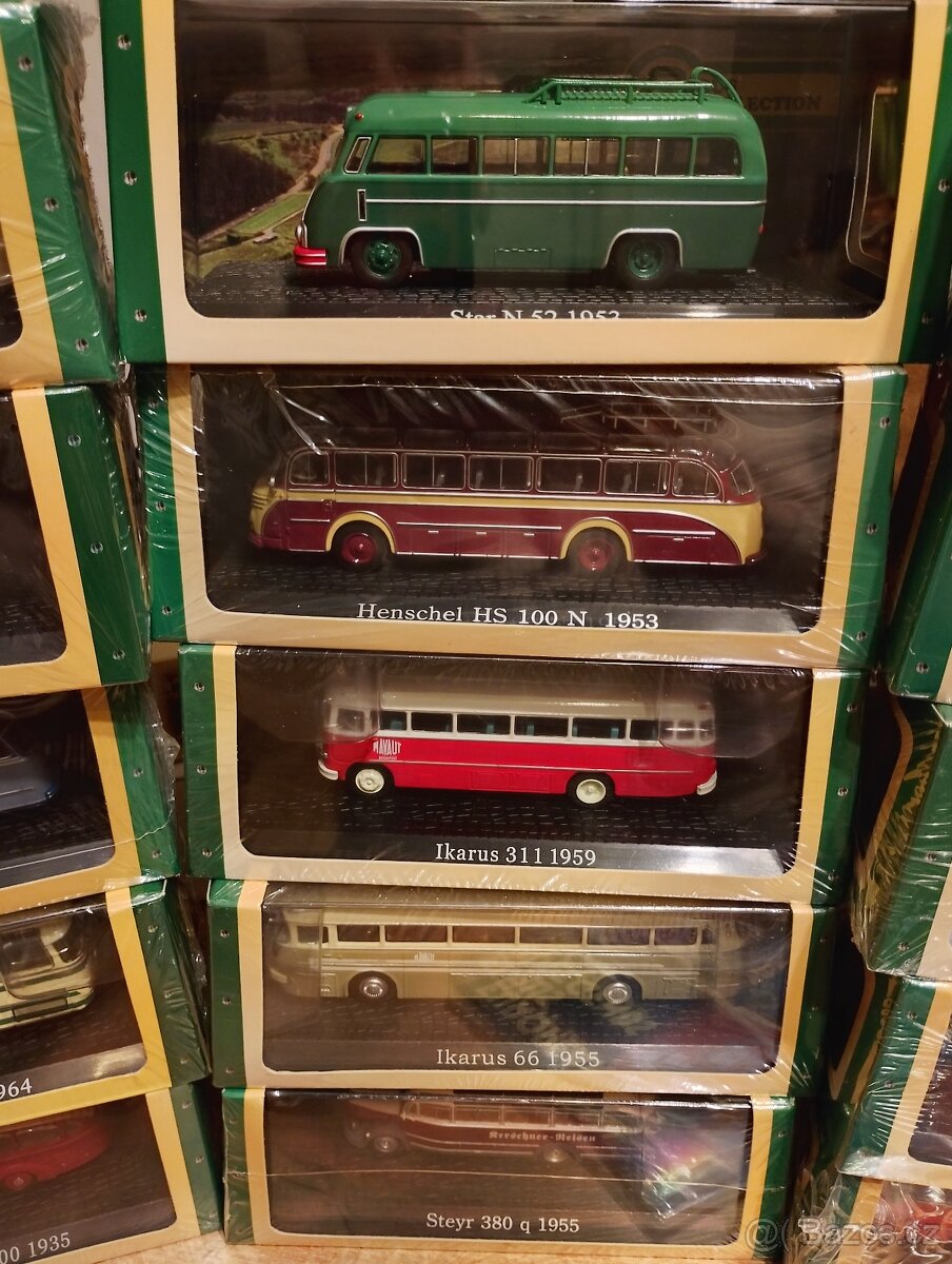 Modely autobusů firmy Atlas 19 kusů - 3