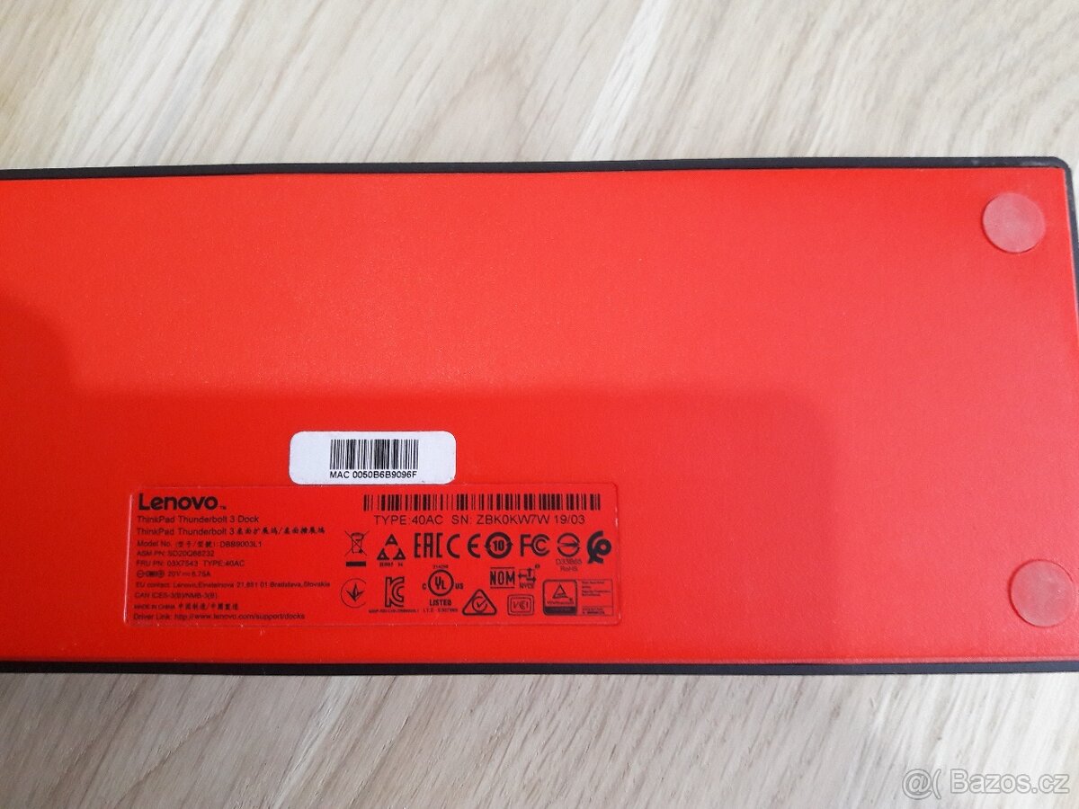 Dokovací stanice Lenovo ThinkPad Thunderbolt 3 dock 40AC - 3