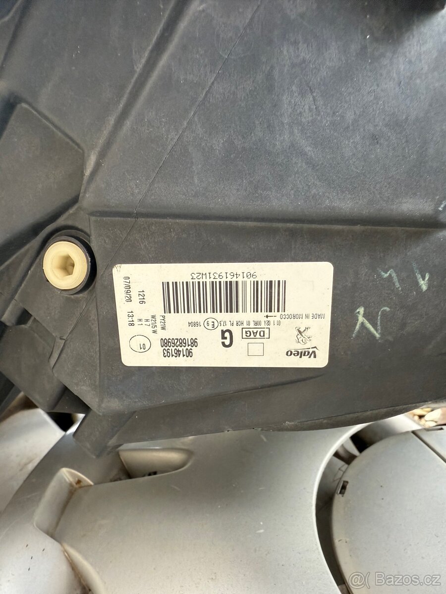 Světla Peugeot Rifter do roku 2021 - 3