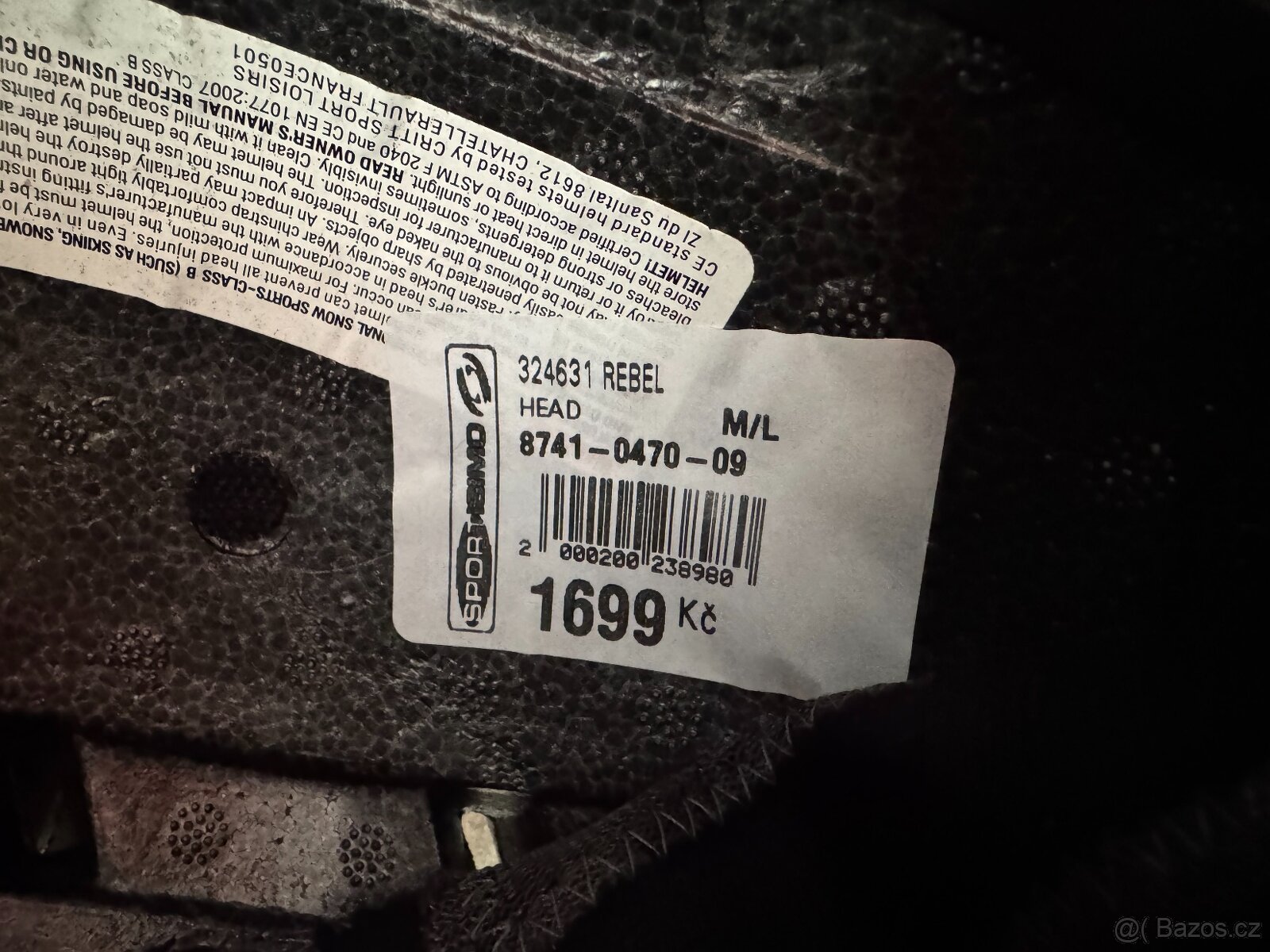 Helma Head + brýle Blizzard - 3