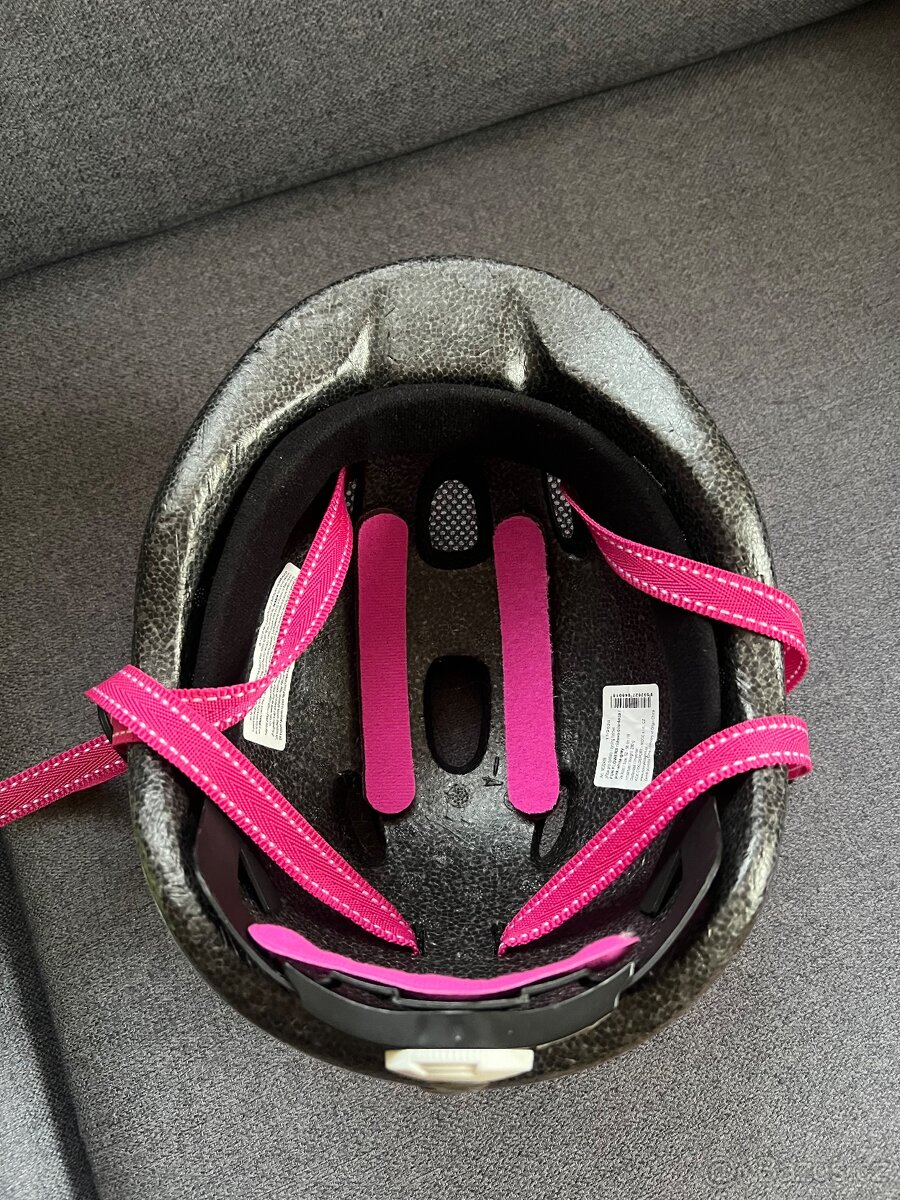 Dívčí cyklistická helma vel. 52-56cm Force Fun Flowers - 3