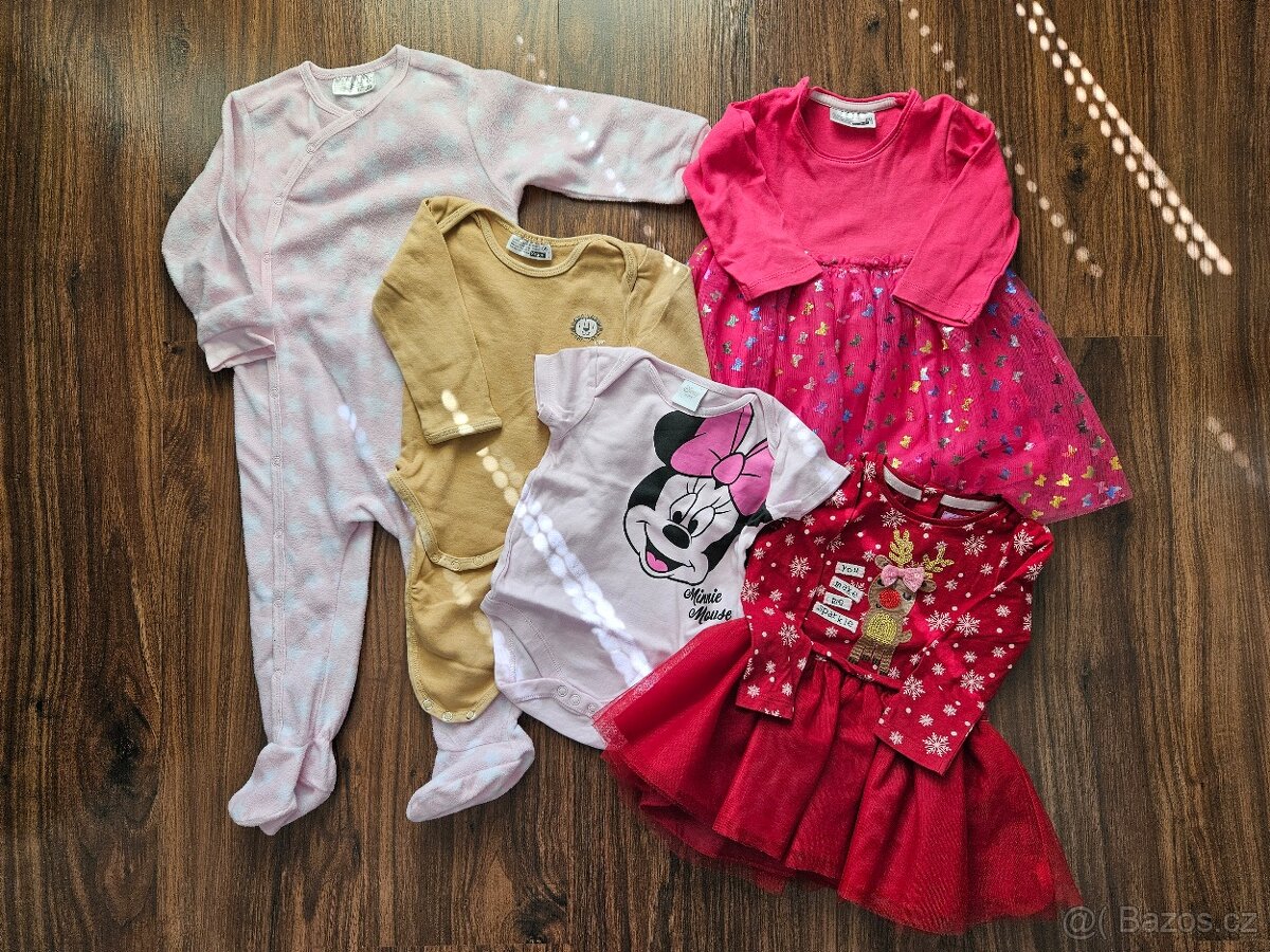 Dívčí šaty, bunda, mikina, overal 74-80 - 3