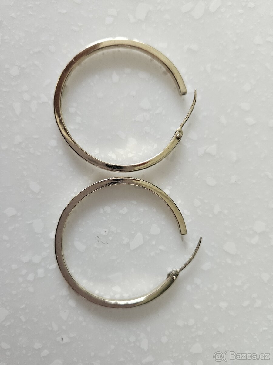 Zlaté náušnice 14kar - 3