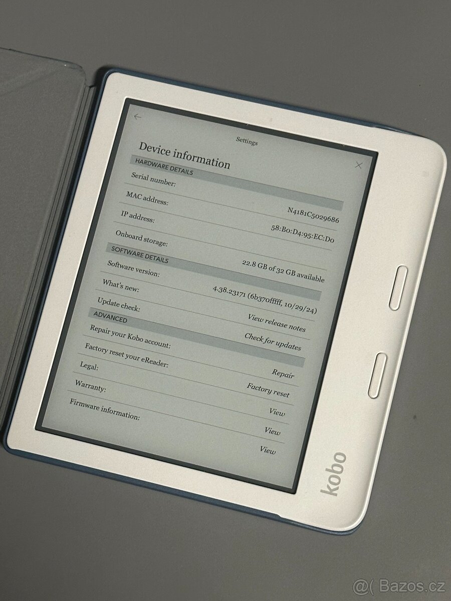 Čtečka knih Kobo Libra 2 32GB bílá + obal - 3
