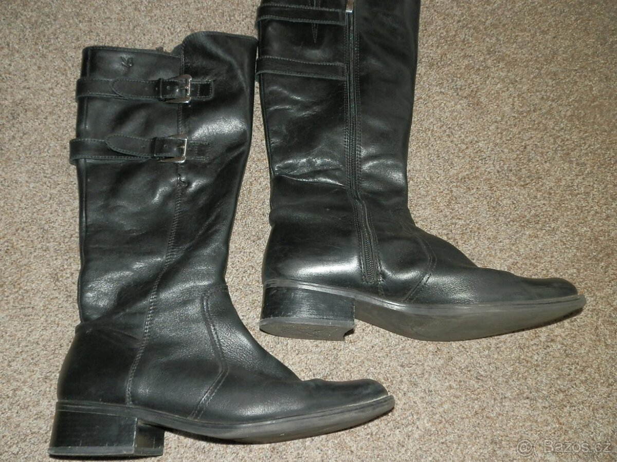 Kožené kozačky zn.Caprice vel.38 - 3