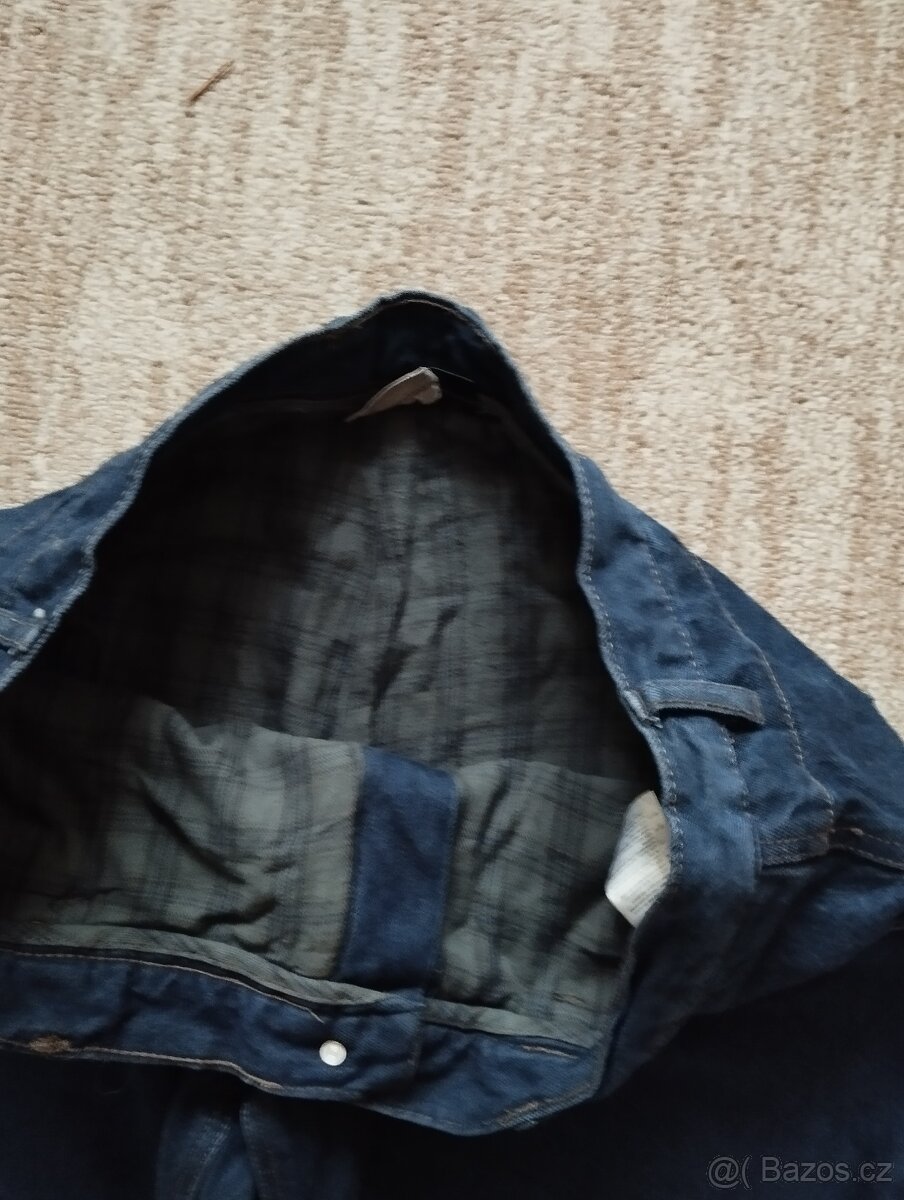 PRODÁM NOVÉ VYTEPLENÉ DŽÍNY,VEL.54 - 3