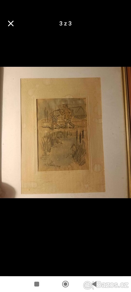 Karel stech barevná litografie - 3