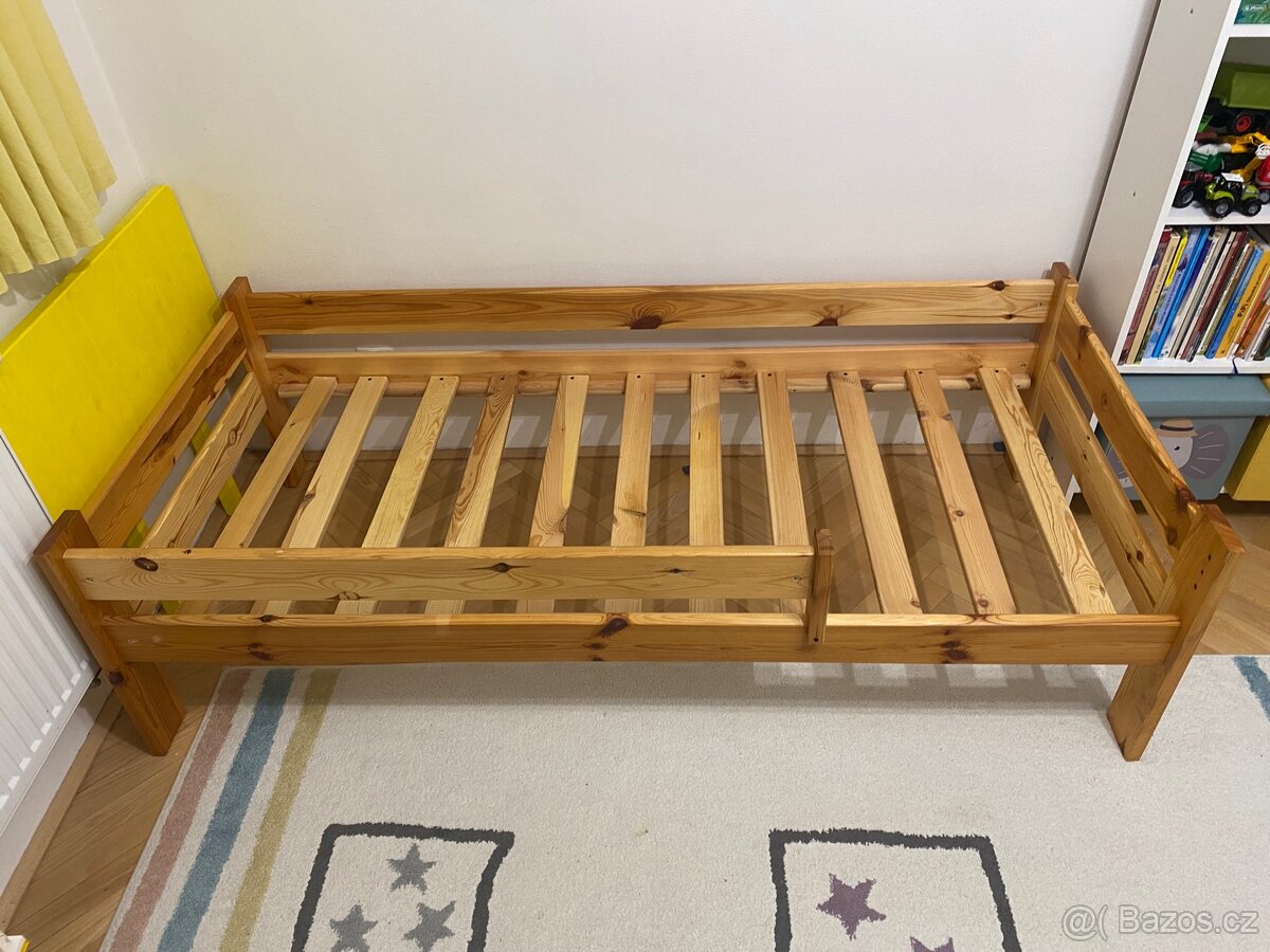 Masivní postel 190x80 cm - 3