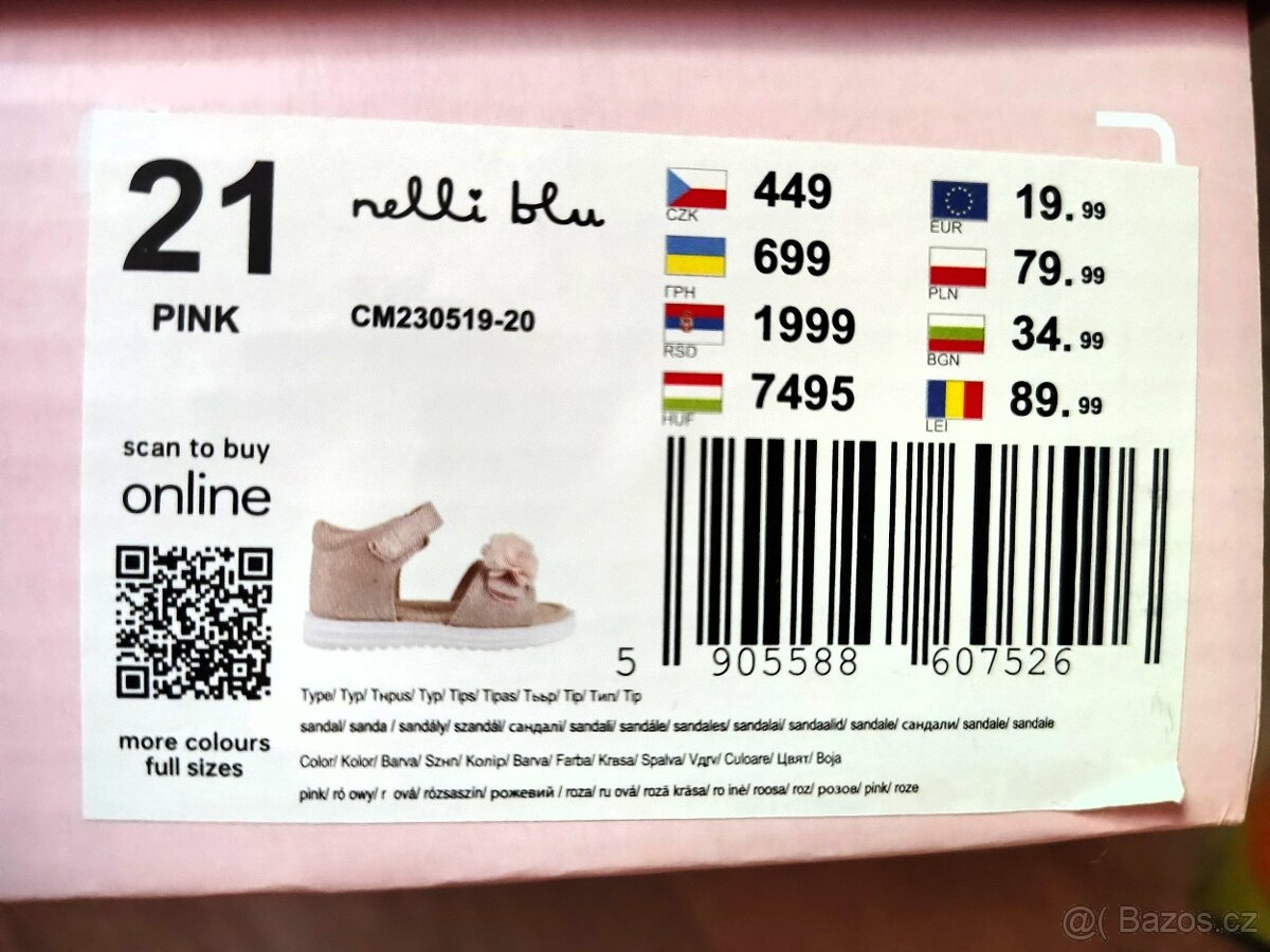 Dětské letní sandálky, velikost 21 - 3