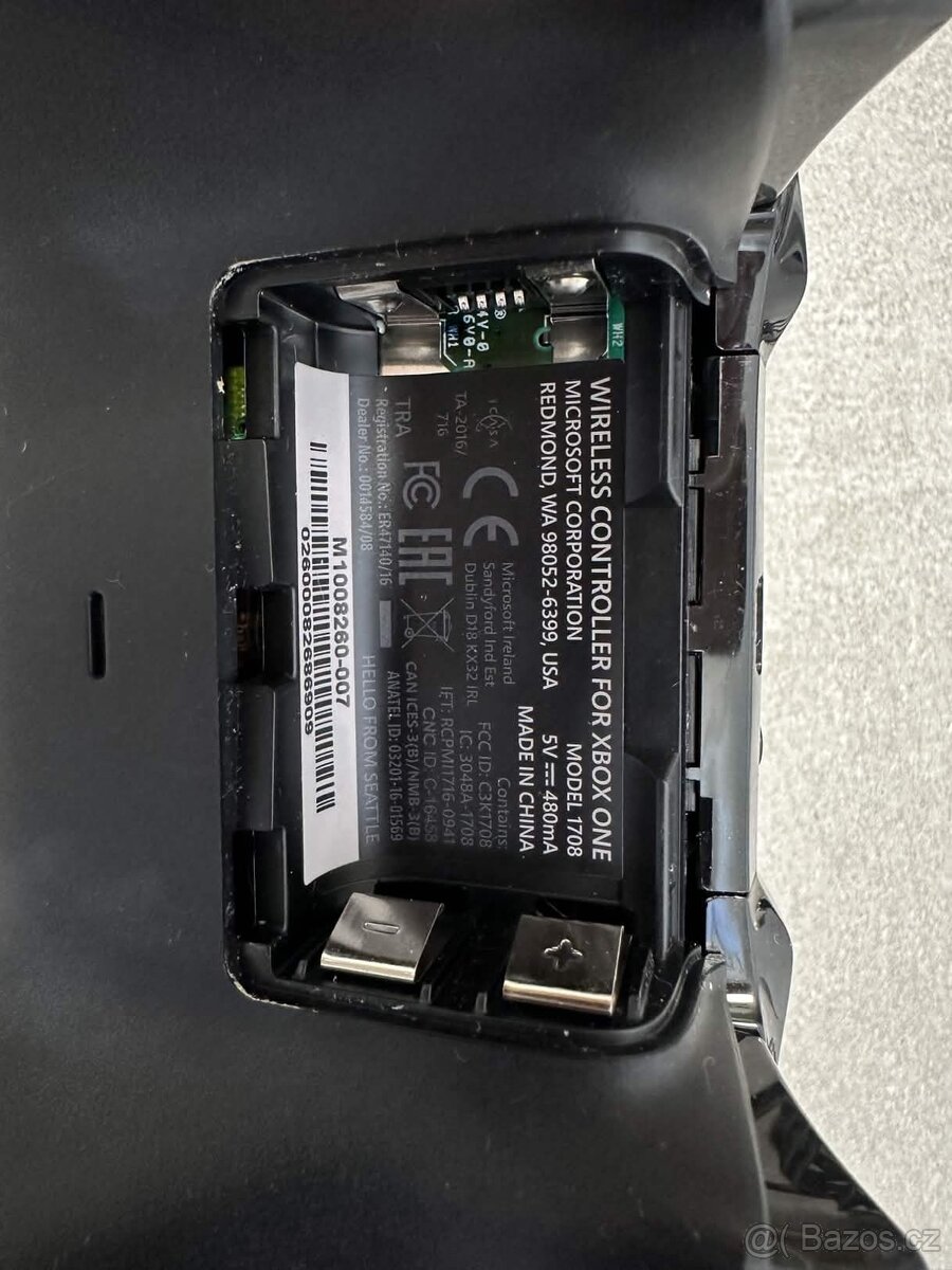 Originální Xbox ovladač (černý) + USB kabel - 3