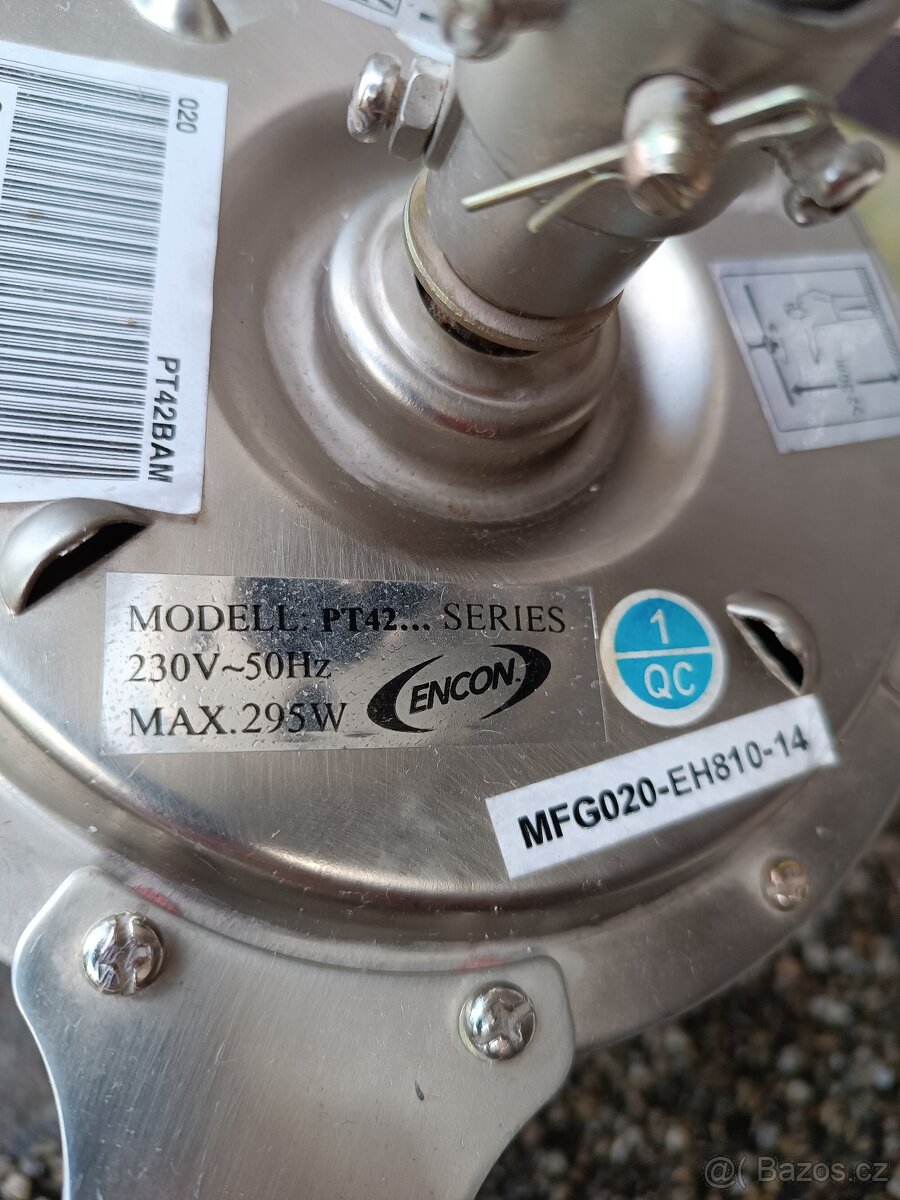 Stropní ventilátor se svítidlem 4 lopatky - 3