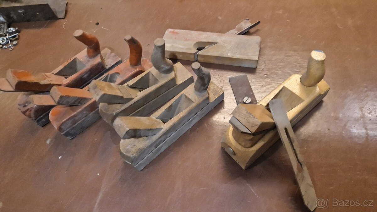 Prodám staré hoblíky truhlářské - 3