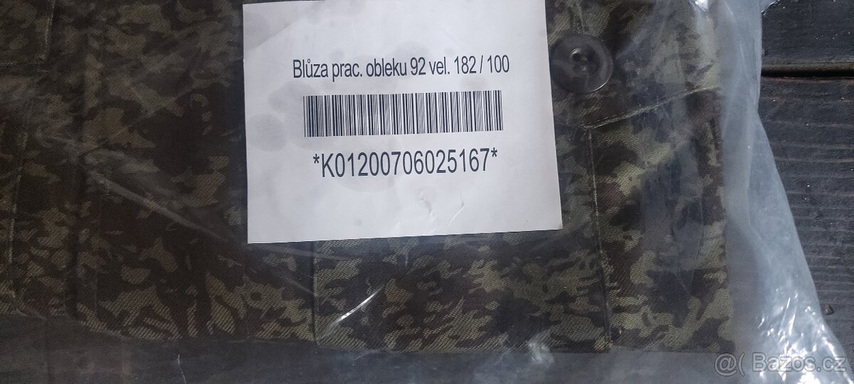 Vojenské pracovní maskáče nove - 3