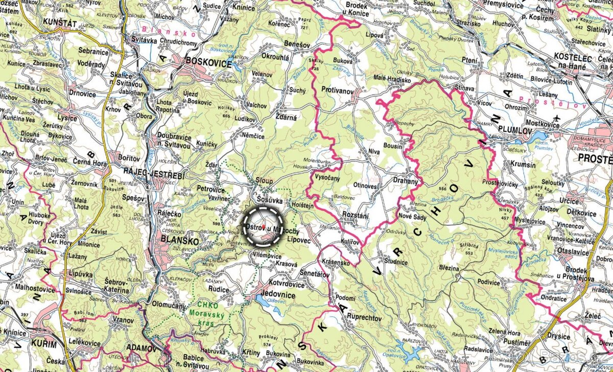 Zemědělská půda, prodej, Ostrov u Macochy, Blansko - 3