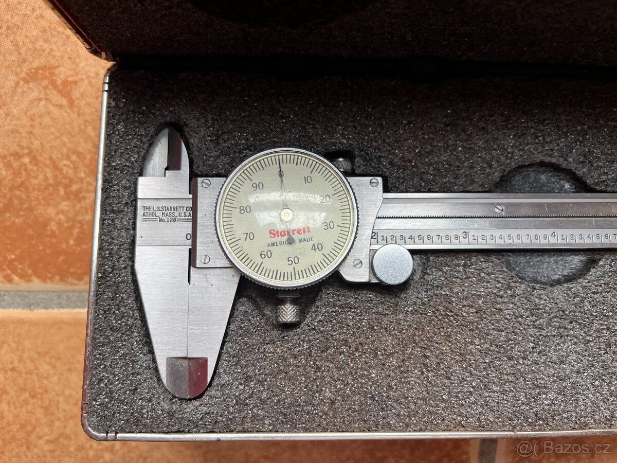 Posuvné měřidlo šuplera - Starrett - palcové - 3