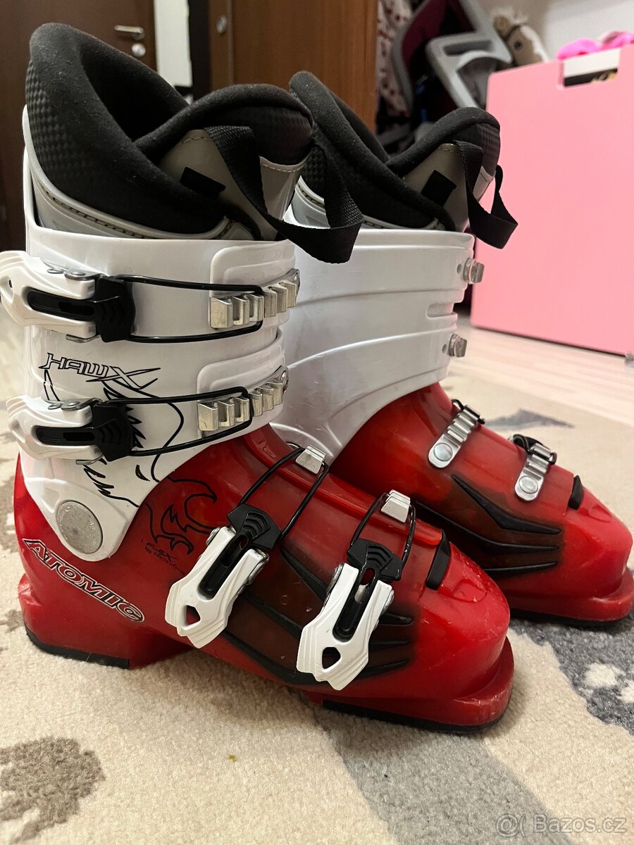 Set dětské lyže Atomic J4 + lyžáky Atomic Hawx - 3