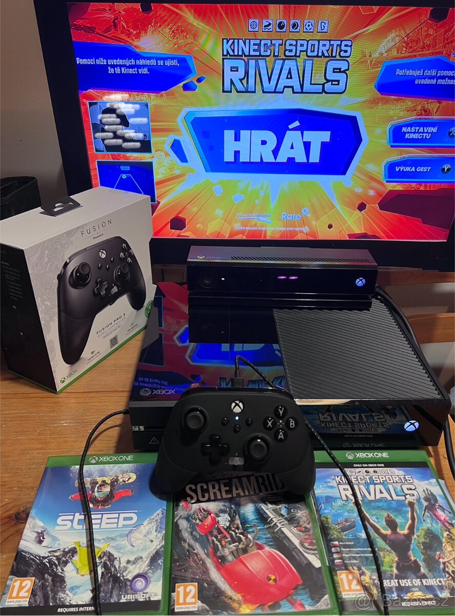 Xbox ONE + Kinect + 3 hry a PRO ovladač - 3
