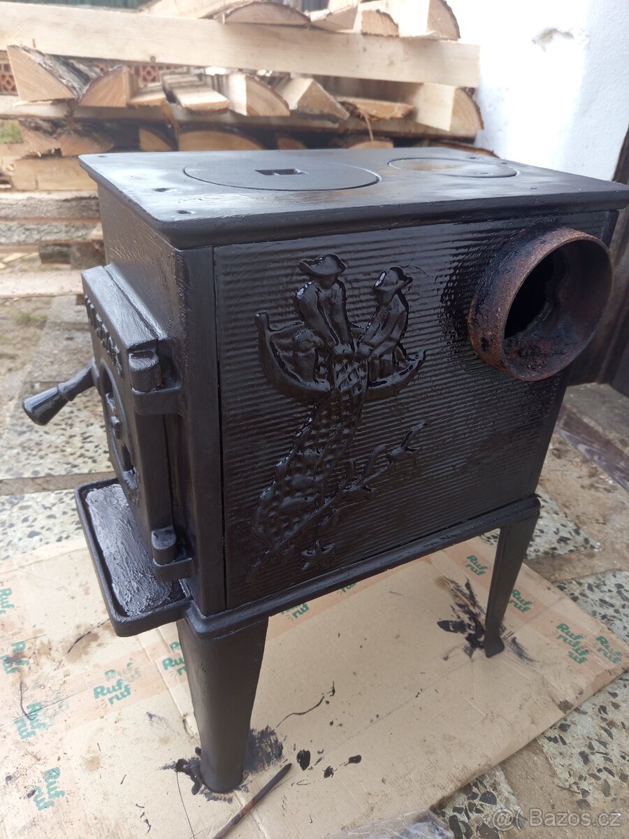 Litinove kamna z Norska Ulefos ako jotul 602 - 3