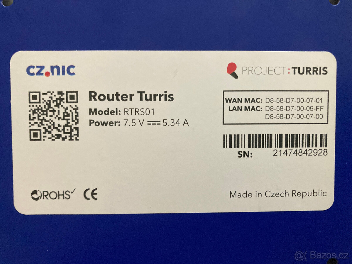 Router Turris 1.0 - 3