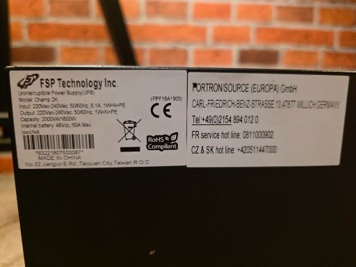 FSP Champ 2K – Online UPS 2000VA / 1800W - 3