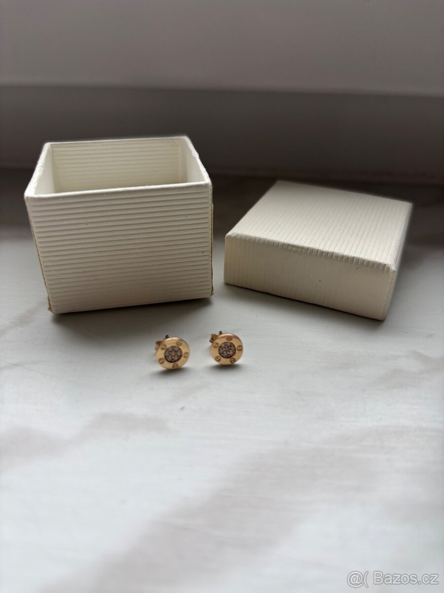 Zlaté náušnice 585 1,26g - 3