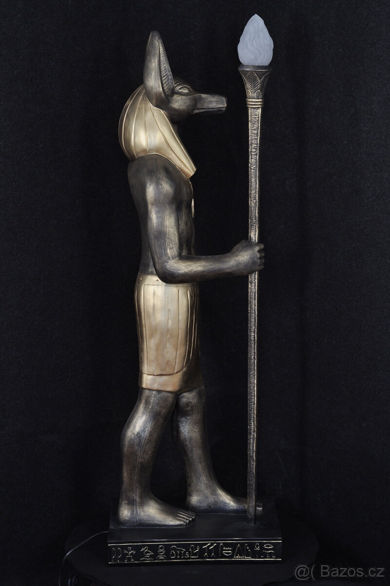 Socha / lampa ANUBIS 133cm - 3