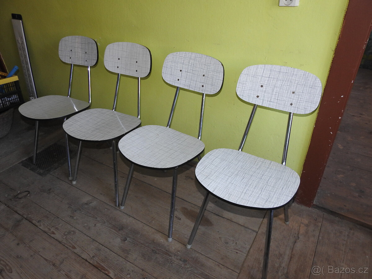 Židle retro chrom - 3