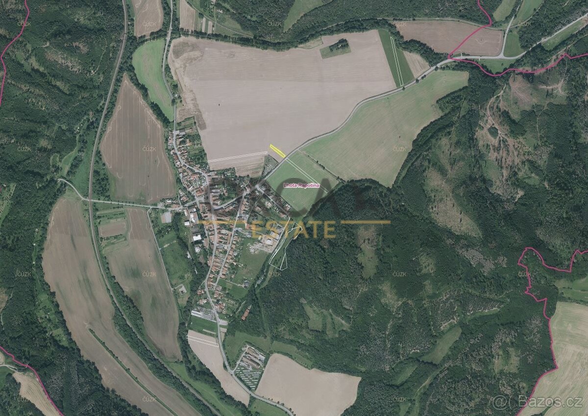 Zajímavý pozemek v k.ú. Lhota Rapotina - 3