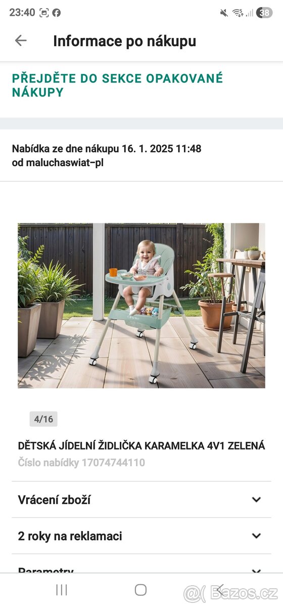 Jidelni zidlicka - 3