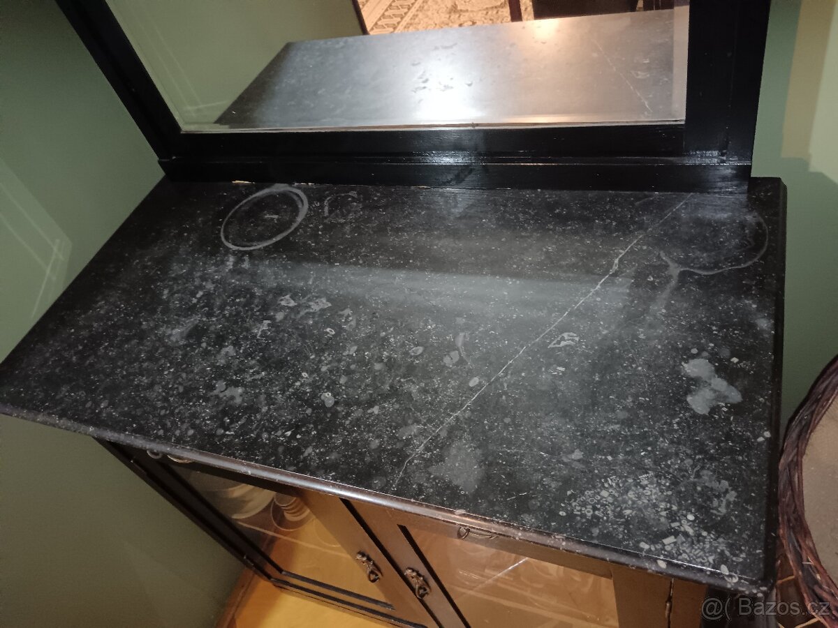 Historická komoda se zrcadlem - cca konec 19. stol. - 3