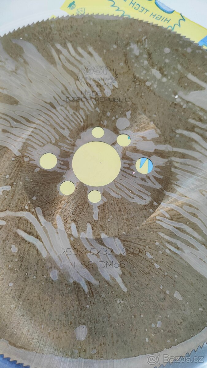 Pilový kotouč na kov 250x1x32 HSS DMo5 s přírubou - více ks - 3
