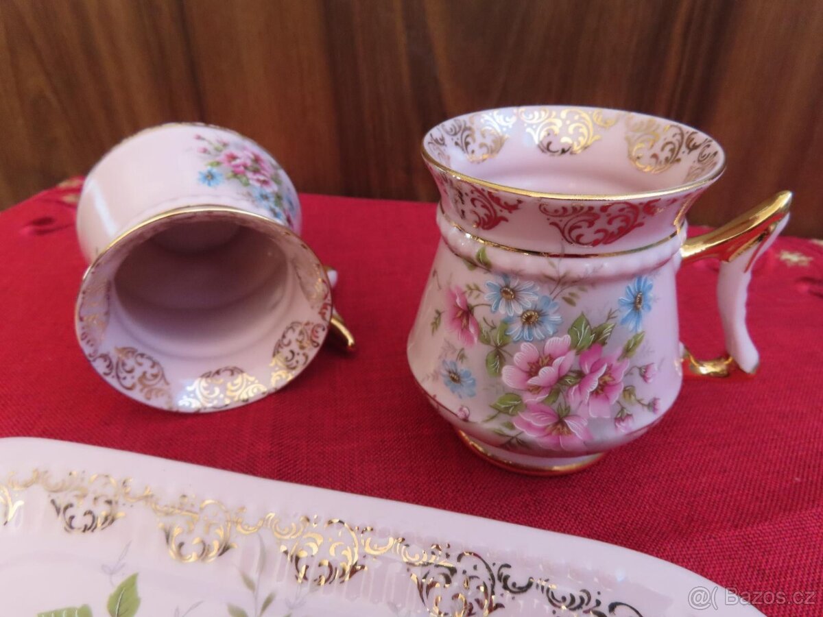 Souprava růžového porcelánu - 3