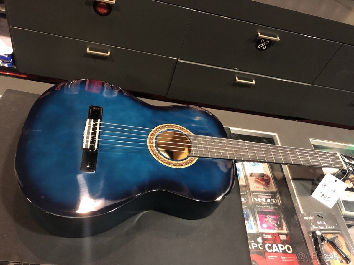Prodám – kytara Valencia (modrozelená) - 3