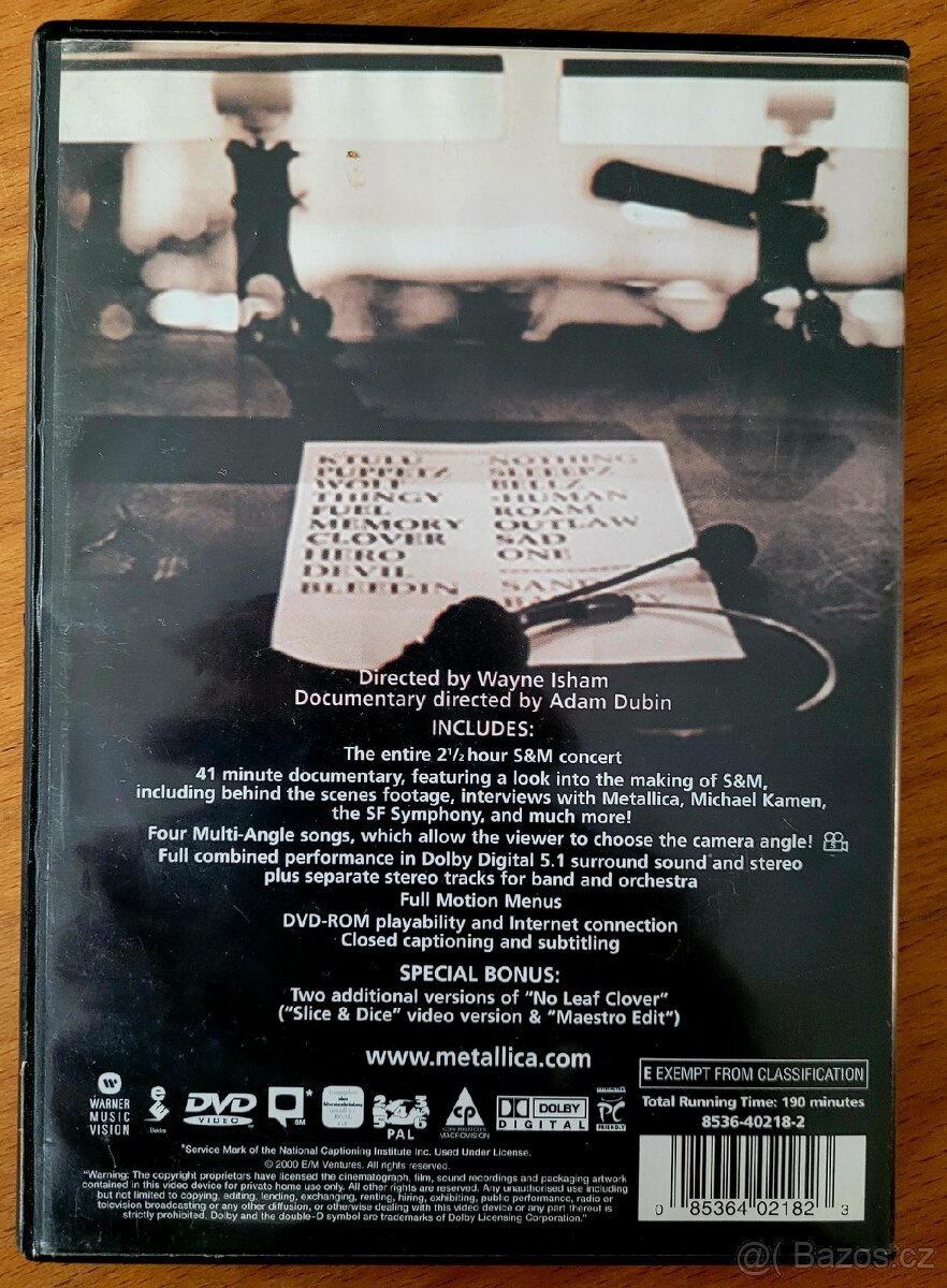 Metallica DVD - 3