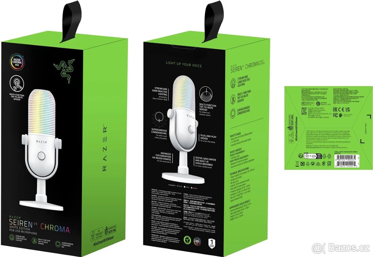 Razer Seiren V3 Chroma White - 3