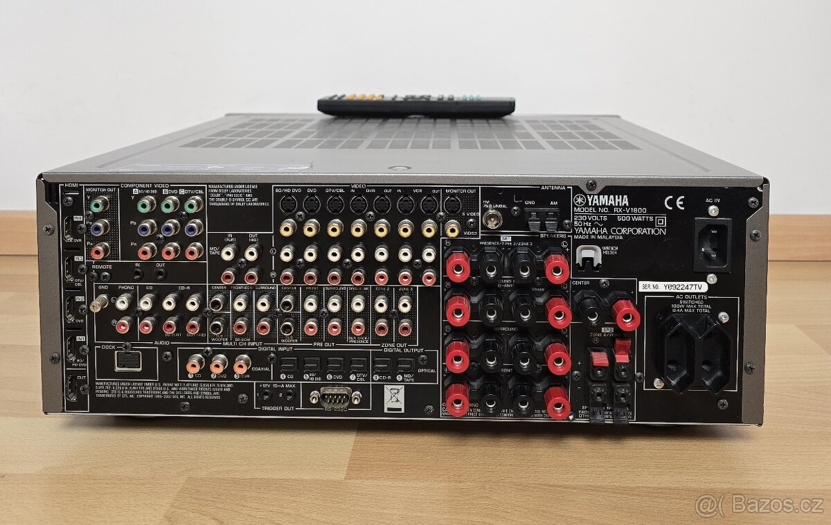 Yamaha RX-V1800 / HDMI THX Phono optika - 3