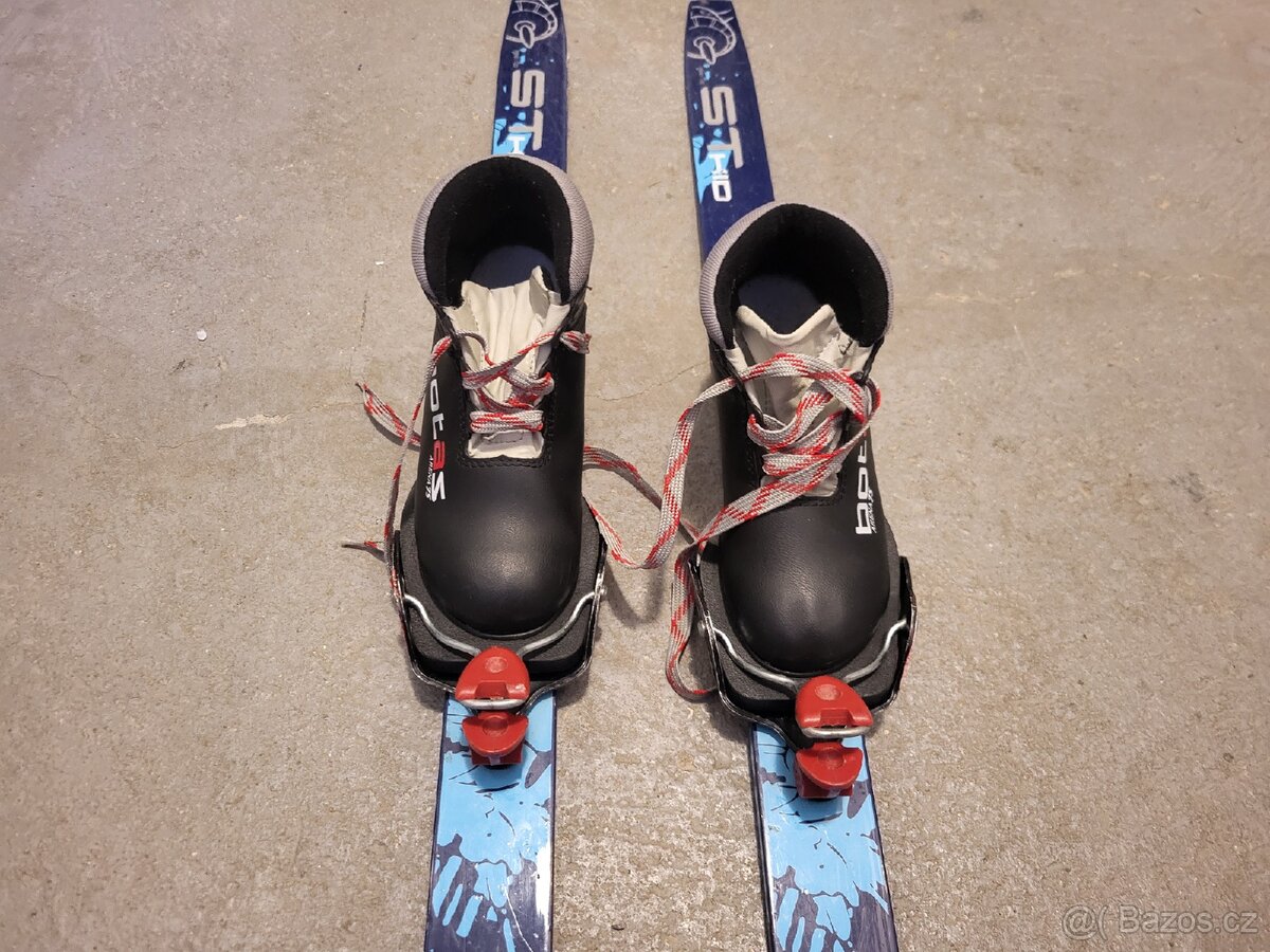 Dětské bezky 120cm se šupinami - 3