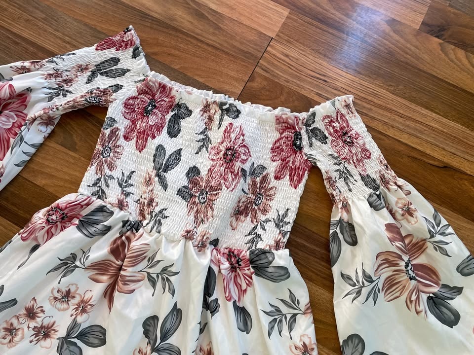 Nové květinové minišaty, vel M, Shein - 3