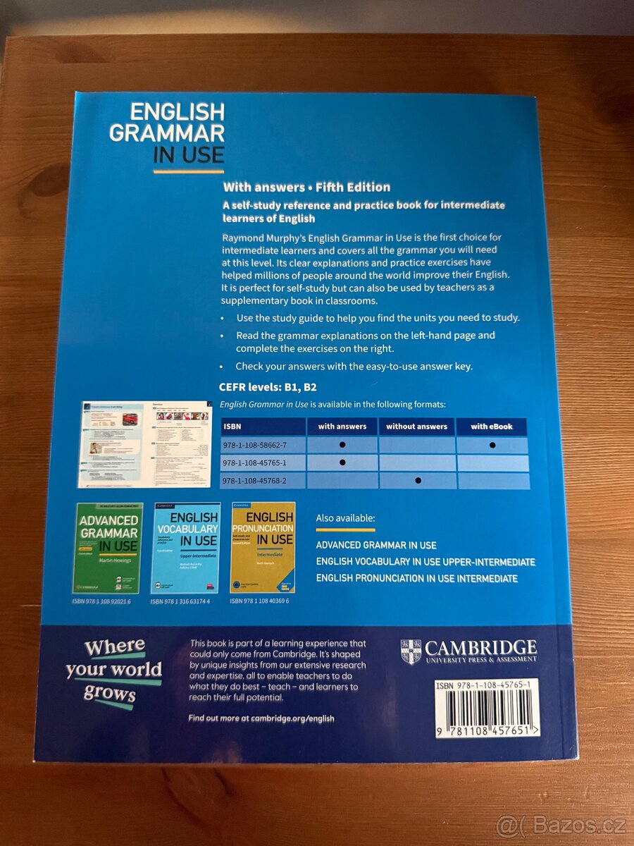 Učebnice English Grammar in Use (5th edition) with answers - 3