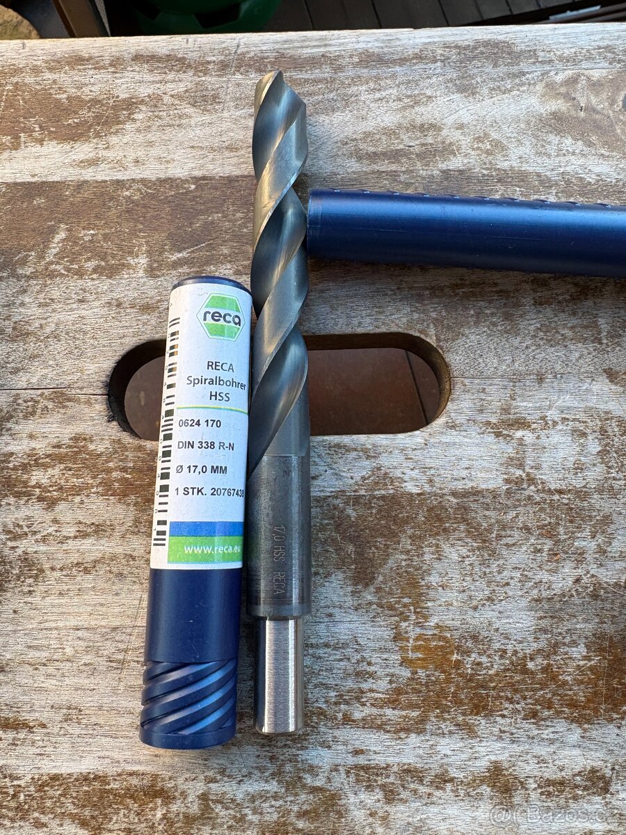 RECA - sada - spirálové vrtáky válcová stopka - 3