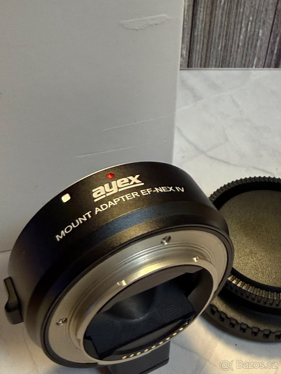 Adapter objektivu Canon EF na tělo Sony E - 3