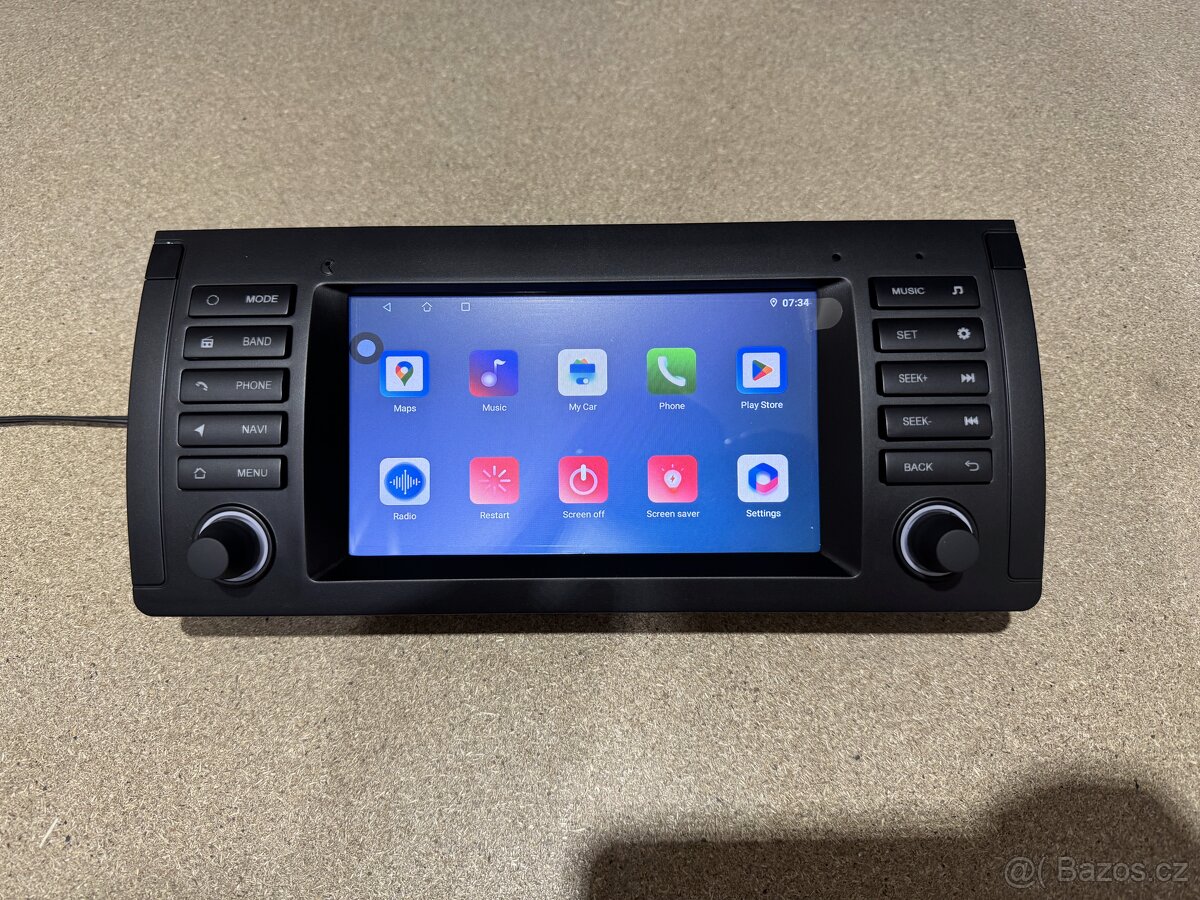 NOVÉ 7" Android 14 Autorádio BMW E39 řada 5, E53 X5 - 3