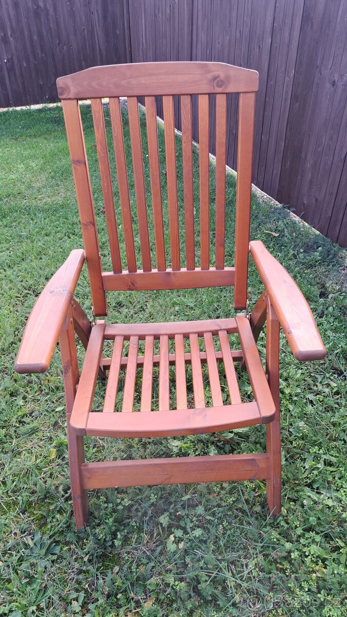 rozkládací stůl + 6 polohovací křeslo Mountfield - 3